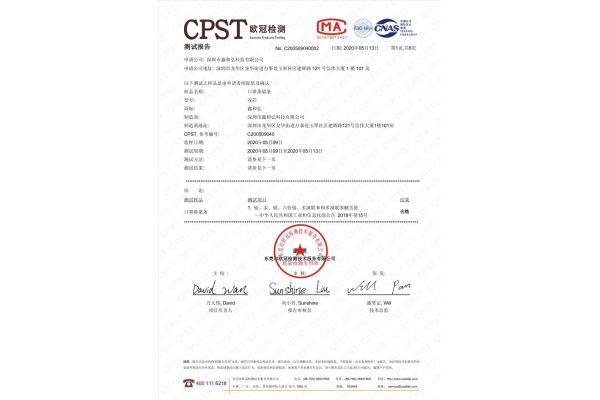 比挺-医用双芯  ROHS检测 中文报告
